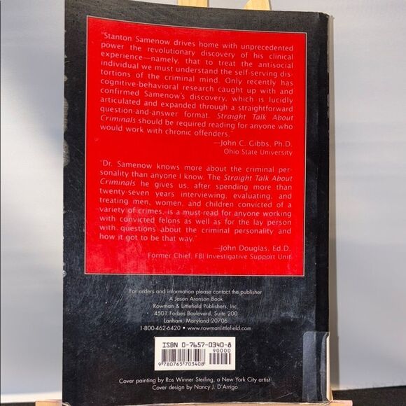 "Straight talk about criminals” book by Stanton E. Samenow - Picture 3 of 5